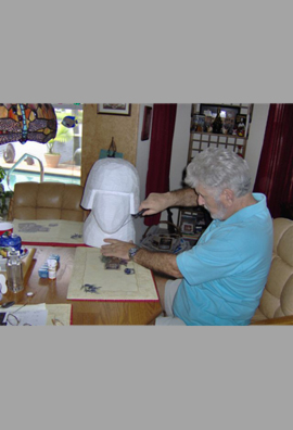 making of the statue