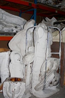 making of the statue